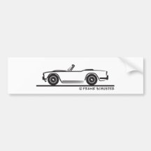 1968 Triumph TR4 Autosticker