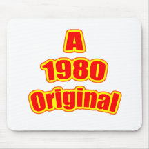 1980 ursprüngliches Rot Mauspad