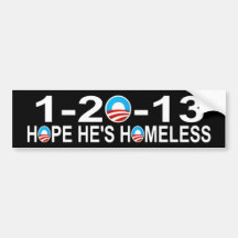 1-20-13 AntiObama Auto Aufkleber