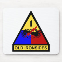 1. ANZEIGE alter Ironsides-Flecken Mousepads