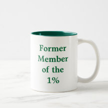 1% ehemaliges Mitglied Tee Tasse