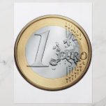 1 EUROmünze Flyer Druck