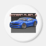 2010_Camaro_Blue Kühlschrankmagnet
