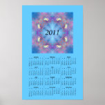 2011 Kalender-Plakat - blauer Diamant
