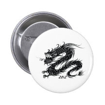 2012 Chinesisches Neujahrsfest, das Jahr des Drach Button