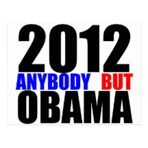 2012: Jedes aber Obama Postkarte