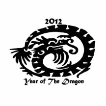 2012 Neujahrsfest-Drache Fotostatuen