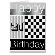 21. Geburtstag Grußkarten