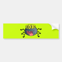 _2387-Happy-Spider-Cartoon-Character GLÜCKLICHER C Auto Sticker