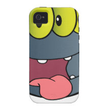 _2387-Happy-Spider-Cartoon-Character GLÜCKLICHER C iPhone 4 Case