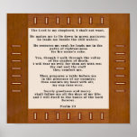 23. Psalm-Plakat-Druck