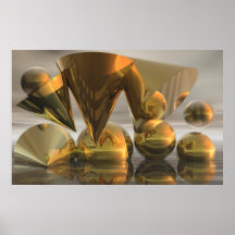 280910 die goldene Welt Plakatdruck