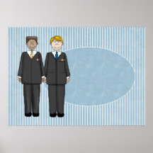 2 Bräutigam-kundengerechtes Hochzeits-Plakat