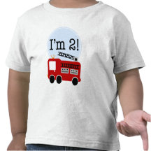 2. Geburtstags-Löschfahrzeug Shirts