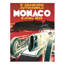 2. Grandprixde Monaco Postkarten