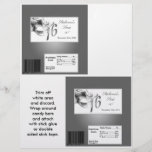 2 Hersheys großes Silber des Bar-Verpackungs-Bonbo Bedruckte Flyer