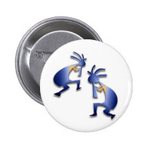 2 Kokopelli #11 Buttons