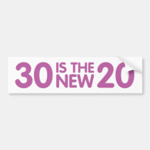 30. Geburtstag Autoaufkleber