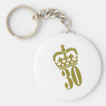 30. Geburtstag - Zahl - dreißig Schlüsselband
