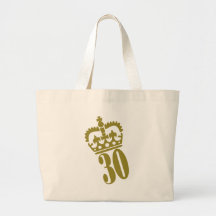30. Geburtstag - Zahl - dreißig Tasche