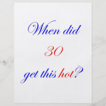 30 heiß vollfarbige flyer