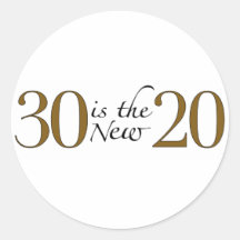 30 ist die neuen 20 sticker