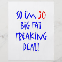 30 so bin ich 30 individuelle flyer