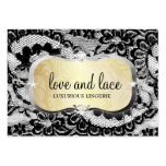 311-Lace de Luxe - Buttercream Servierplatte Visitenkarte