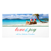 311-Love u. Freude kundenspezifischer Photo_Green  Photo Karten Vorlage