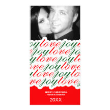 311-Love und Freude-Gewohnheits-Foto Foto Karten Vorlage