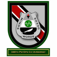 346th Psychologische Operationen Co - im Flugzeug  Foto Ausschnitt