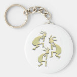 3 Kokopelli #57 Schlüsselanhänger