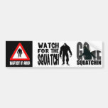 3 MiniAutoaufkleber in-1! Squatch oder Bigfoot