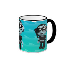 3d Goth Punk-Sonnenbrille Tassen