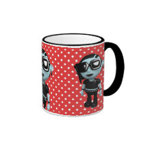 3d Goth Punk-Sonnenbrille Tee Tasse