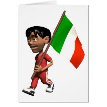 3D Italien Grußkarten