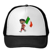 3D Italien Retrokultmütze