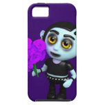 3d niedliche Goth Blumen iPhone 5 Hülle