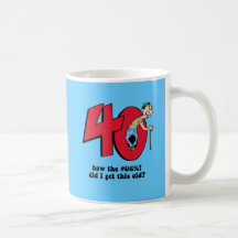 40. Geburtstag Kaffee Tassen