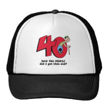 40. Geburtstag Kappe