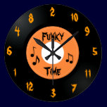 45 Rekord (flippige Zeit) - kundenspezifische Uhr wanduhren