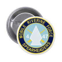 47 Infanterie-Regiment-Militär bessert aus Buttons