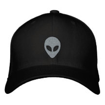 4 Außerirdische stickte Hut Baseballkappe