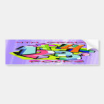 4. Grad-Felsen - Zahlen Autosticker