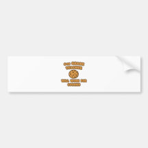 4. Grad-Lehrer. Arbeitet für Plätzchen Autosticker