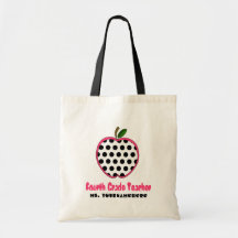 4. Grad-Lehrer-Tasche - Tupfen Apple