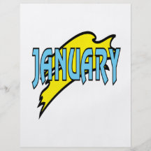 4. Januar Bedruckte Flyer