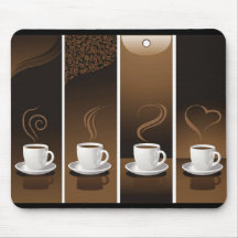 4CupsCoffee Mousepad