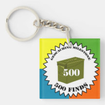 500 Entdeckungs-Meilenstein Keychain