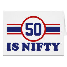50. Geburtstag Grußkarte
